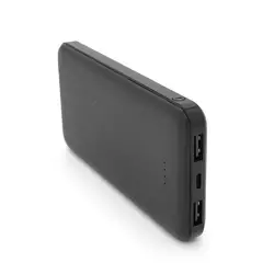 Powerbank ASONIC AS-P10 10000mAh, Output 2USB, Black, (215g), Blister Powerbank ASONIC AS-P10 10000mAh, Output 2USB, Black, (215g), Blister