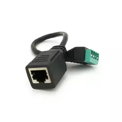 Роз'єм для підключення RJ-45(F) (4 контакти) з клемами під кабель Q100 Роз'єм для підключення RJ-45(F) (4 контакти) з клемами під кабель Q100