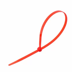 Стяжки нейлон 3х150mm червоні (1000 шт) висока якість, діапазон робочих температур: від -45С до + 80С