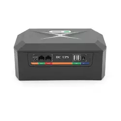 ДБЖ UPS-60W/32 DCP-60W-48 для роутерів/комутаторів/PON, 9/12V*3, 48000мAh(8*6000MAh), Black, BOX ДБЖ UPS-60W/32 DCP-60W-48 для роутерів/комутаторів/PON, 9/12V*3, 48000мAh(8*6000MAh), Black, BOX