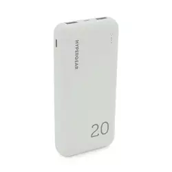 PowerBank Hypergear 20000mAh Fast Charge , 2*USB, White, Q24 PowerBank Hypergear 20000mAh Fast Charge , 2*USB, White, Q24