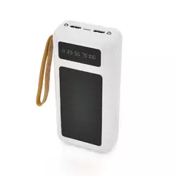 Powerbank ACL PW-61 30000mAh, SOLAR, Type-C/Lighting/Micro/USB, WHITE, Box Powerbank ACL PW-61 30000mAh, SOLAR, Type-C/Lighting/Micro/USB, WHITE, Box