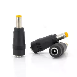 Перехідник DC 5.5x2.1mm (мама) - 5,5х2,5mm (тато) Black Перехідник DC 5.5x2.1mm (мама) - 5,5х2,5mm (тато) Black