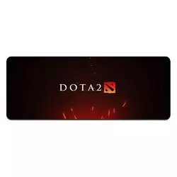 Килимок 300*700 тканинний DOTA2, товщина 2 мм, колір Black-Red, OEM Килимок 300*700 тканинний DOTA2, товщина 2 мм, колір Black-Red, OEM