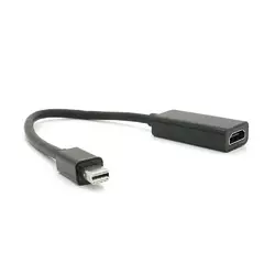 Конвертер mini Display Port (тато) на HDMI(мама) 10cm, Black, 4K/2K, Пакет Конвертер mini Display Port (тато) на HDMI(мама) 10cm, Black, 4K/2K, Пакет