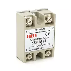 Твердотільні реле FQETR SSR-75VA 75А 24-380VAC Твердотільні реле FQETR SSR-75VA 75А 24-380VAC
