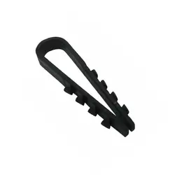 Затискач ялинка 8 mm для кругл. каб (100 шт) НЕЙЛОН, чорні Затискач ялинка 8 mm для кругл. каб (100 шт) НЕЙЛОН, чорні