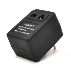 Перетворювач напруги трансформаторний 50W Input 220 V / Output 110V, + універсальна розетка та перехідник Перетворювач напруги трансформаторний 50W Input 220 V / Output 110V, + універсальна розетка та перехідник