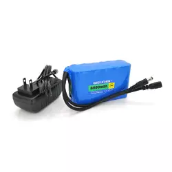 Акумуляторна батарея літієва QiSuo 24V 6A з елементами Li-ion 18650 + зарядний пристрій 25.2V1A, DC5.5x2.1, (112x38x70mm) Акумуляторна батарея літієва QiSuo 24V 6A з елементами Li-ion 18650 + зарядний пристрій 25.2V1A, DC5.5x2.1, (112x38x70mm)