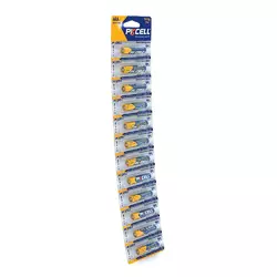 Батарейка сольова PKCELL 1.5V AAA/R03, 12 штук у блістері ціна за блістер, Q10/60 Батарейка сольова PKCELL 1.5V AAA/R03, 12 штук у блістері ціна за блістер, Q10/60
