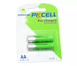Акумулятор PKCELL 1.2V AA 2000mAh NiMH Already Charged, 2 штуки у блістері ціна за блістер, Q25 Акумулятор PKCELL 1.2V AA 2000mAh NiMH Already Charged, 2 штуки у блістері ціна за блістер, Q25