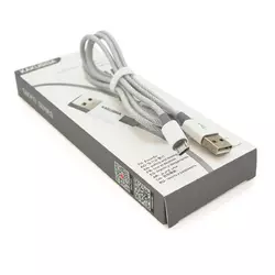 Кабель iKAKU KSC-723 GAOFEI smart charging cable for micro, Gray, довжина 1м, 2.4A, BOX