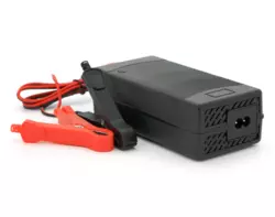 Зарядний пристрій Merlion для акумуляторів LiFePO4 24V(29,2V),8S,5A-120W.крокодили, BOX Зарядний пристрій Merlion для акумуляторів LiFePO4 24V(29,2V),8S,5A-120W.крокодили, BOX