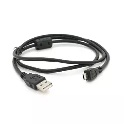 Кабель USB 2.0 (AM / Місго 5 pin) 1,0м, 1 ферит чорний, ОЕМ, Q500 Кабель USB 2.0 (AM / Місго 5 pin) 1,0м, 1 ферит чорний, ОЕМ, Q500
