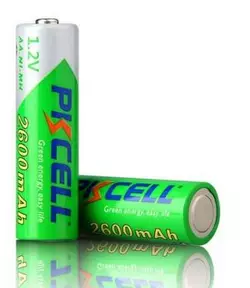 Акумулятор PKCELL 1.2V AA 2600mAh NiMH Already Charged, 2 штуки у блістері ціна за блістер, Q12 Акумулятор PKCELL 1.2V AA 2600mAh NiMH Already Charged, 2 штуки у блістері ціна за блістер, Q12