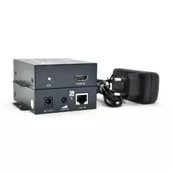 Одноканальний активний подовжувач HDMI сигналу UTP кабелю. Дальність передачі: до 100 метрів, cat5e/cat6e 1080P/3D (96*76*28) x2 Одноканальний активний подовжувач HDMI сигналу UTP кабелю. Дальність передачі: до 100 метрів, cat5e/cat6e 1080P/3D (96*76*28) x2