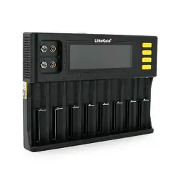 ЗУ універсальне Liitokala Lii-S8, АЗУ+СЗУ, 8 каналів, LCD дисплей, підтримує Li-ion, Ni-MH та Ni-Cd AA (R6), ААA (R03), AAAA, С (R14) ЗУ універсальне Liitokala Lii-S8, АЗУ+СЗУ, 8 каналів, LCD дисплей, підтримує Li-ion, Ni-MH та Ni-Cd AA (R6), ААA (R03), AAAA, С (R14)