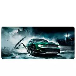 Килимок 300*800 тканинний Ford Mustang GT з боковою прошивкою, товщина 3 мм, Green, Пакет Килимок 300*800 тканинний Ford Mustang GT з боковою прошивкою, товщина 3 мм, Green, Пакет