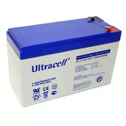 Акумуляторна батарея Ultracell UL7-12 AGM 12V 7 Ah  (151 x 65 x 99) White Q8/420 Акумуляторна батарея Ultracell UL7-12 AGM 12V 7 Ah  (151 x 65 x 99) White Q8/420