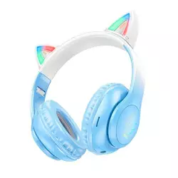 Бездротові навушники Bluetooth HOCO W42, White/Blue, Box Бездротові навушники Bluetooth HOCO W42, White/Blue, Box