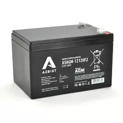Акумулятор AZBIST Super AGM ASAGM-12120F2, Black Case, 12V 12.0Ah (151х98х 95 (101) ) Q6/192 Акумулятор AZBIST Super AGM ASAGM-12120F2, Black Case, 12V 12.0Ah (151х98х 95 (101) ) Q6/192