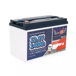 Акумуляторна батарея LiFePO4 Timeusb 12.8V 140Ah, 1792Wh, BMS 50A, 330*172*216мм Акумуляторна батарея LiFePO4 Timeusb 12.8V 140Ah, 1792Wh, BMS 50A, 330*172*216мм