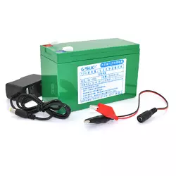 Акумуляторна батарея літієва QiSuo 12V 8A з елементами Li-ion 18650 (150X64,5X97,7) + зарядний пристрій 12,6V/1A + крокодили Акумуляторна батарея літієва QiSuo 12V 8A з елементами Li-ion 18650 (150X64,5X97,7) + зарядний пристрій 12,6V/1A + крокодили