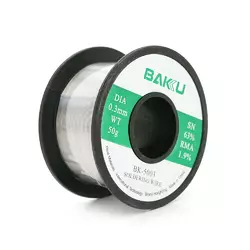 Припій BAKKU BK-5003 0,3mm (Sn 63%, Pb 35.1%, rma1.9%) Припій BAKKU BK-5003 0,3mm (Sn 63%, Pb 35.1%, rma1.9%)
