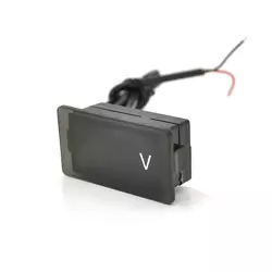 Цифровий вольтметр вологозахищений IP65, діапазон вимірювань 4 -30V, White Цифровий вольтметр вологозахищений IP65, діапазон вимірювань 4 -30V, White
