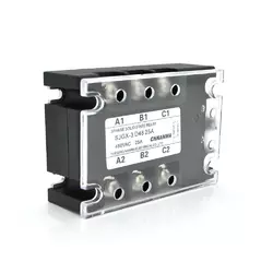 Трифазне твердотільне реле SSR / SJGX-3 D4825A Трифазне твердотільне реле SSR / SJGX-3 D4825A