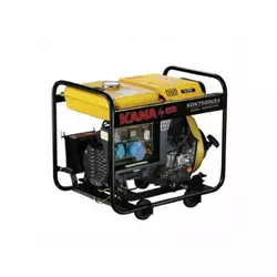 Генератор дизельний KDK7500CE3, 3-фазний 220/400V, 50Hz, 6.9kVA/5.5kW, бак 12.5 л, витрата 1.5 л/год, пуск: ручний/стартер, 700х510х620 мм, 103 кг Генератор дизельний KDK7500CE3, 3-фазний 220/400V, 50Hz, 6.9kVA/5.5kW, бак 12.5 л, витрата 1.5 л/год, пуск: ручний/стартер, 700х510х620 мм, 103 кг