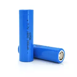 Акумулятор 18650 Li-Ion Vipow ICR18650 FlatTop, 2000mAh, 3.7V, Blue Акумулятор 18650 Li-Ion Vipow ICR18650 FlatTop, 2000mAh, 3.7V, Blue