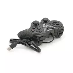 Геймпад для ПК USB-908 USB 2.0 Double Shock (Black), Blister Геймпад для ПК USB-908 USB 2.0 Double Shock (Black), Blister