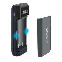 ЗУ LiitoKala Lii-MP2, функція Powerbank, USB/Type-C, LED display, підтримує Li-ion, 3.7V/1.2V AA/AAA 18650/18700/20700/21700 ЗУ LiitoKala Lii-MP2, функція Powerbank, USB/Type-C, LED display, підтримує Li-ion, 3.7V/1.2V AA/AAA 18650/18700/20700/21700