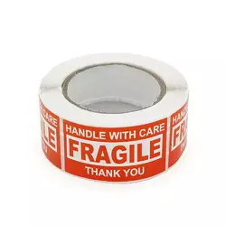 Наклейка на коробки "Fragile" для крихкого товару Наклейка на коробки "Fragile" для крихкого товару