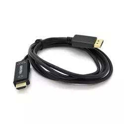 Кабель VEGGIEG DH-402 Display Port (тато) на HDMI (тато) 1.5m, Black, Пакет Кабель VEGGIEG DH-402 Display Port (тато) на HDMI (тато) 1.5m, Black, Пакет