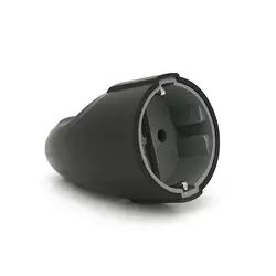 Штепсельне гніздо із заземленням, 16A 250V A102B, Black, Q20 Штепсельне гніздо із заземленням, 16A 250V A102B, Black, Q20