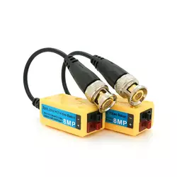 Пасивний приймач відеосигналу 8MP AHD/CVI/TV/CVBS, 720P/960P/1080P - 400/300 метрів, пружинні затискачі Пасивний приймач відеосигналу 8MP AHD/CVI/TV/CVBS, 720P/960P/1080P - 400/300 метрів, пружинні затискачі