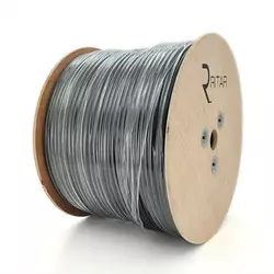Кабель коаксіальний з живленням RITAR B305-RG690CCA + 2x0.5mm CU, 1,02 мм.CCA, 64x0.12m CCA, 75 Ом, FPE, оболонка 6,91мм чорні PVC, котушка 305м Q1 Кабель коаксіальний з живленням RITAR B305-RG690CCA + 2x0.5mm CU, 1,02 мм.CCA, 64x0.12m CCA, 75 Ом, FPE, оболонка 6,91мм чорні PVC, котушка 305м Q1