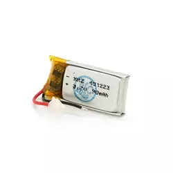 Літій-полімерний акумулятор 4*12*20mm (Li-ion 3.7В 80мА·год) Літій-полімерний акумулятор 4*12*20mm (Li-ion 3.7В 80мА·год)