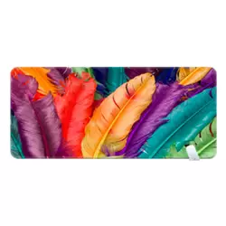 Килимок 400*790 тканинний "Bird feathers" з боковою прошивкою, товщина 3 мм, Пакет Килимок 400*790 тканинний "Bird feathers" з боковою прошивкою, товщина 3 мм, Пакет