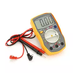 Мультиметр HAOYUE DT-33B Вимірювання: V (AC/DC), A (AC/DC), Ω. Функції: продзвонювання, тест діодів. Мультиметр HAOYUE DT-33B Вимірювання: V (AC/DC), A (AC/DC), Ω. Функції: продзвонювання, тест діодів.