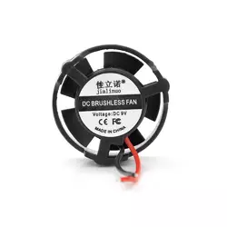 Кулер корпусний JLN2710, 27x27x10mm, 9V/0.08A/0.7W, 2-pin, під пайку, Black, OEM Кулер корпусний JLN2710, 27x27x10mm, 9V/0.08A/0.7W, 2-pin, під пайку, Black, OEM