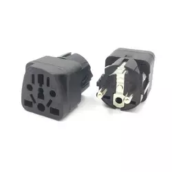 Перехідник WY-9, 250V/10A, Black, BOX Перехідник WY-9, 250V/10A, Black, BOX