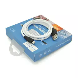 Кабель Hoco X21 Silicone, Micro-USB, 2.4A, White, довжина 1,2 м, BOX Кабель Hoco X21 Silicone, Micro-USB, 2.4A, White, довжина 1,2 м, BOX