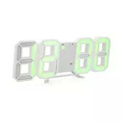 Електронний годинник VST-LY1089, будильник, живлення від кабелю 220V, Green Light, Box Електронний годинник VST-LY1089, будильник, живлення від кабелю 220V, Green Light, Box