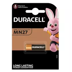 Батарейка лужна DURACELL MN27 BLN, 1шт в блістері, ціна за блістер Батарейка лужна DURACELL MN27 BLN, 1шт в блістері, ціна за блістер