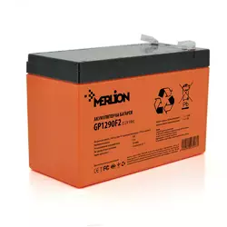 Акумуляторна батарея MERLION AGM GP1290F2 PREMIUM 12 V 9 Ah (150 x 65 x 95 (100)) Orange Q10 Акумуляторна батарея MERLION AGM GP1290F2 PREMIUM 12 V 9 Ah (150 x 65 x 95 (100)) Orange Q10