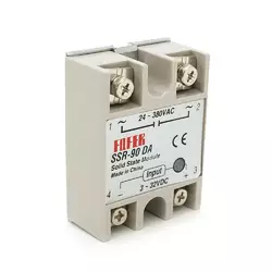 Твердотільні реле FQFER SSR-90DA 90А 24-380VAC Твердотільні реле FQFER SSR-90DA 90А 24-380VAC