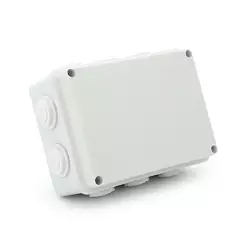 Коробка розподільна зовнішня YOSO 150x110x70 IP65 колір білий, 10 отворів, соски в комплекті, BOX, Q100 Коробка розподільна зовнішня YOSO 150x110x70 IP65 колір білий, 10 отворів, соски в комплекті, BOX, Q100